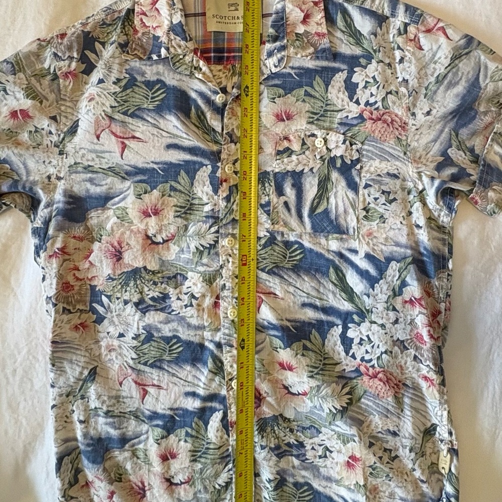 Scotch & Soda Aloha Floral Button-Up Shirt